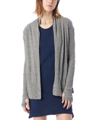 jersey wrap cardigan