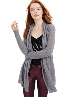 cashmere edge to edge cardigan