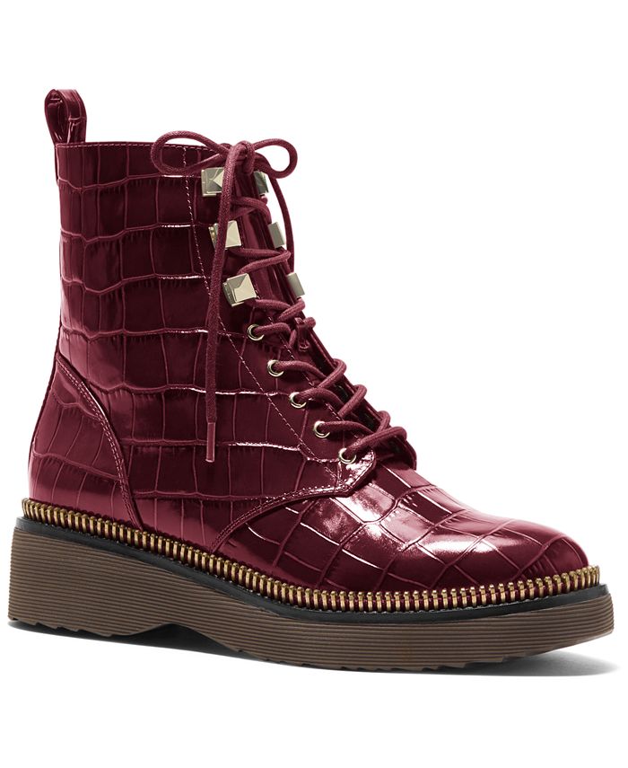 michael michael kors haskell glitter combat boot