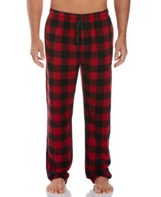 buffalo plaid fleece pajama pants