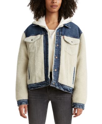 levi's fleece trucker jacket