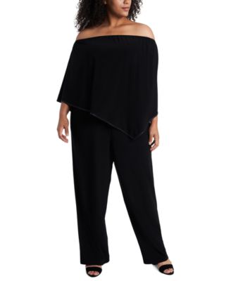 msk off the shoulder jumpsuit