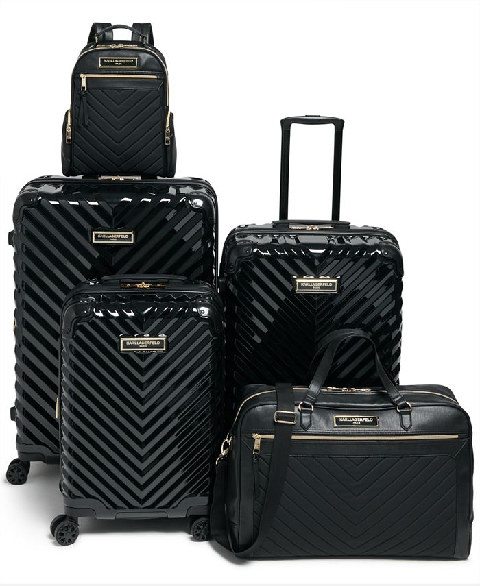 Karl Lagerfeld Paris Karl Lagerfeld Chevron Luggage Collection