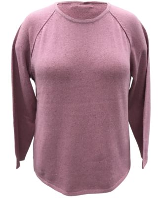 karen scott curved hem sweater