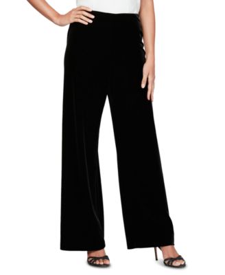 petite velvet pants