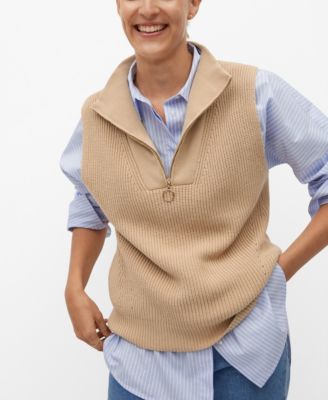 sweater vest mango