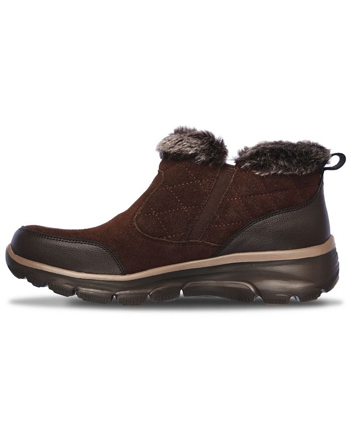 skechers relaxed fit easy going high zip women's ankle boots