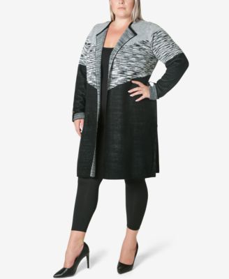 women's plus size coatigans