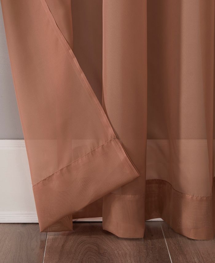 No. 918 Emily Grommet Curtain Panel, 59" x 84" & Reviews Window