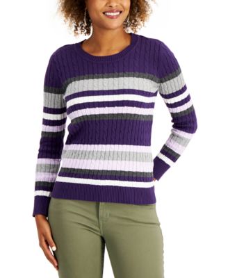 macys cable knit sweater