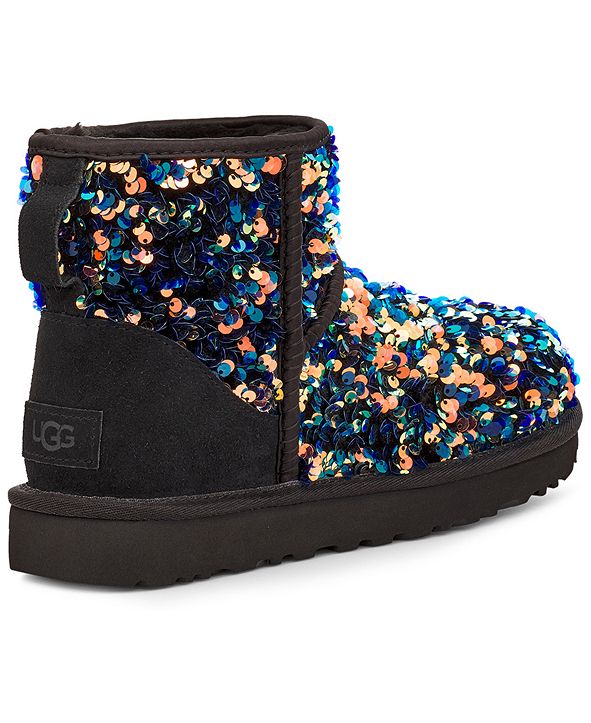 UGG® Mini Stellar Sequined Booties & Reviews Boots Shoes Macy's