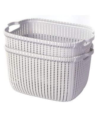 large plastic basket