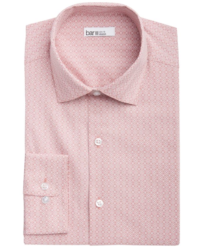 Bar III Men's Retro Medallion Print Slim Fit Dress Shirt, Created for Macy's & Reviews - Dress Shirts - Men - Macy's