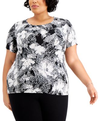 macy's plus size tops jm collection