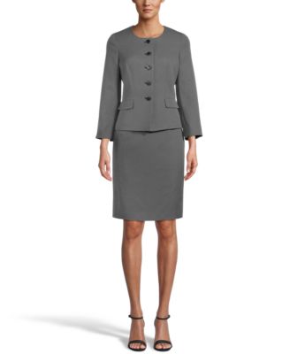 macy's petite skirt suits