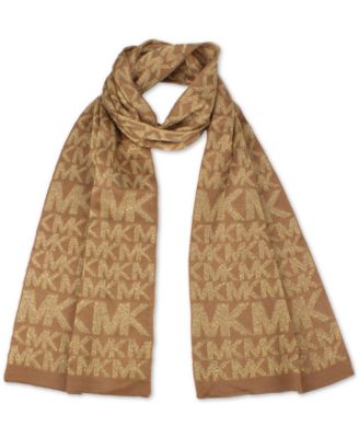 mk logo scarf