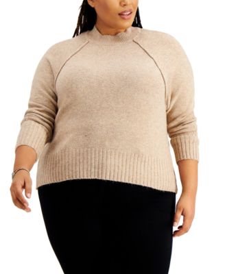 circle neck sweater