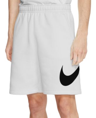 nike standard logo shorts grey