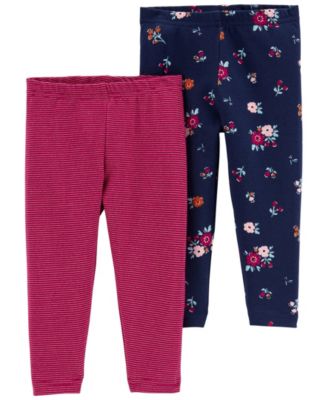 carters baby girl leggings