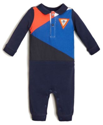 guess colorblock overalls
