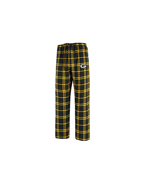 Concepts Sport Green Bay Packers Men S Flannel Pants Reviews Nfl Sports Fan Shop Macy S