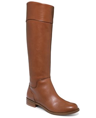 Nine West Counter Zip-Back Riding Boots - Shoes - Macy's