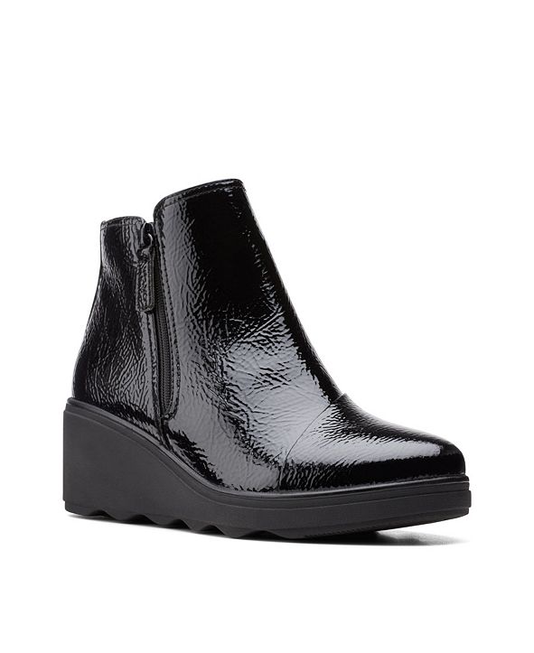 clarks mazy eastham black leather