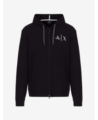 armani exchange zip up hoodie