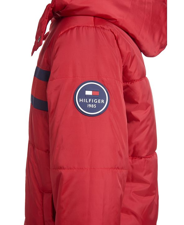 Tommy Hilfiger Big Boys Flag Puffer Jacket & Reviews Coats & Jackets