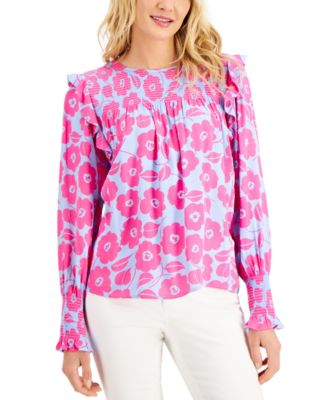 charter club petite blouses