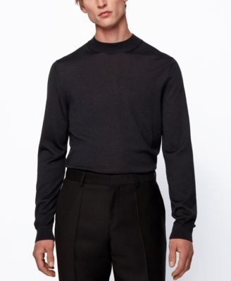 hugo boss mock neck sweater