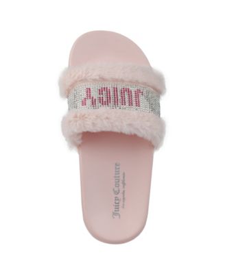 juicy couture fuzzy slides