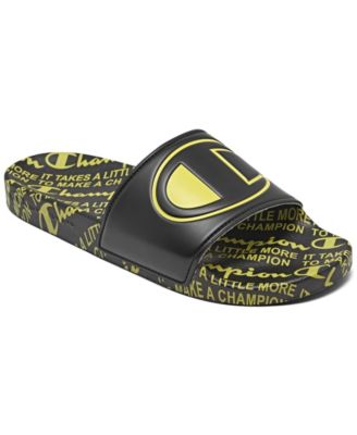 champion sandals yellow