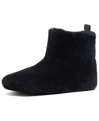 fitflop furry slipper booties