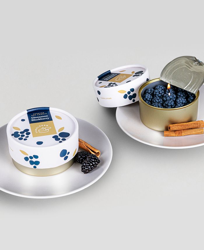 54 degrees Celsius Candlecan Cinnamon Blackberry Scented Candle
