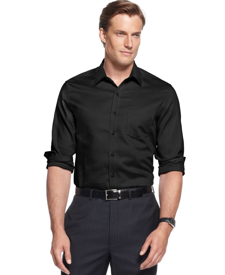 Tasso Elba Shirt, Long Sleeve Paisley Jacquard Shirt   Casual Button Down Shirts   Men