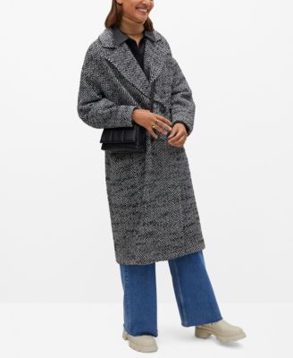 mango gray coat