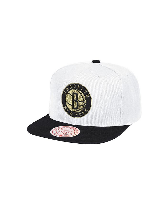 Mitchell Ness Brooklyn Nets White Gold Pop Snapback Cap Reviews Nba Sports Fan Shop Macy S
