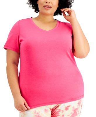 macys pink tops