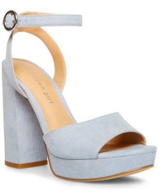madden girl white platform sandals
