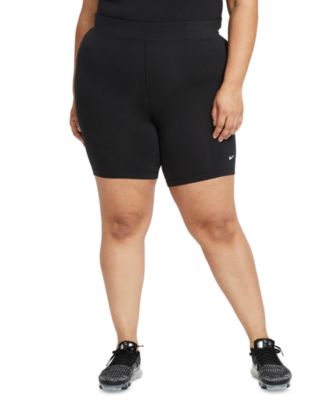 macys plus size nike shorts