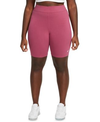 nike women's shorts plus size