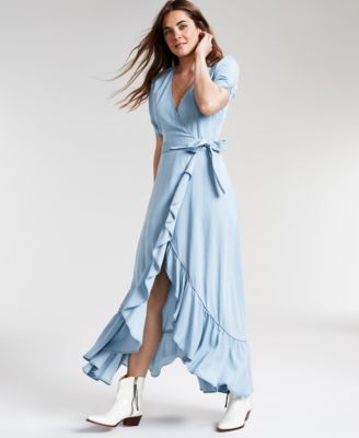 guess wrap dress