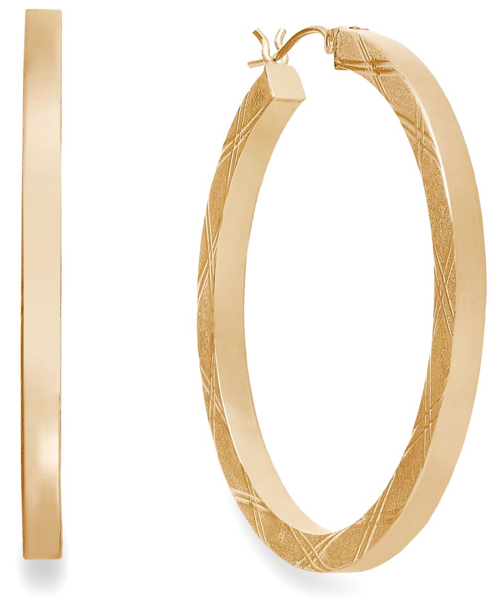 14K Gold Hoop Earrings   Earrings   Jewelry & Watches