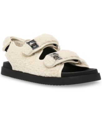 steve madden sherpa slides
