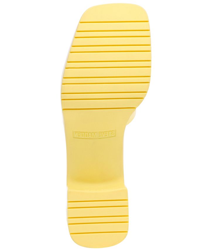 steve madden jelly block heel sandals