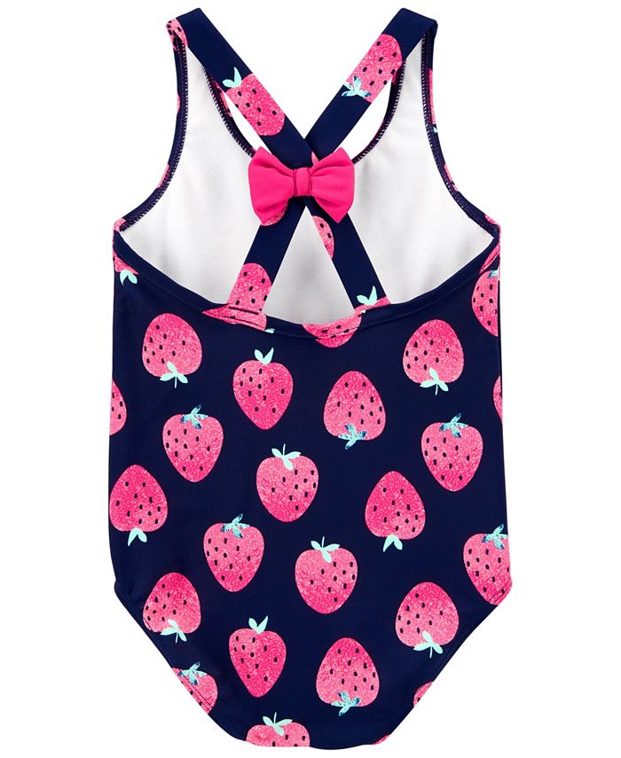 Carter's Baby Girls Strawberry Swimsuit & Reviews - Swimwear - Kids ...