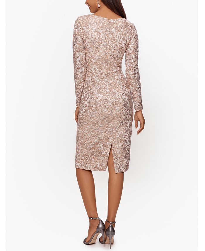 XSCAPE Sequin & Lace Dress & Reviews - Dresses - Women - Macy's