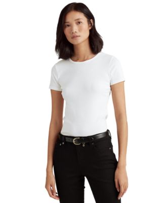 macy's ralph lauren petite tops