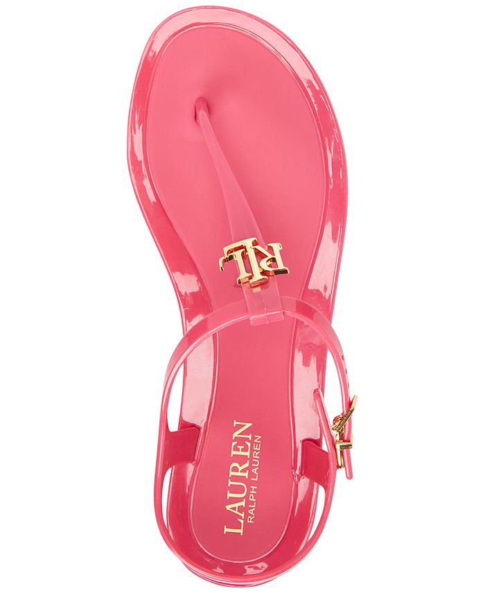 ralph lauren t strap sandals
